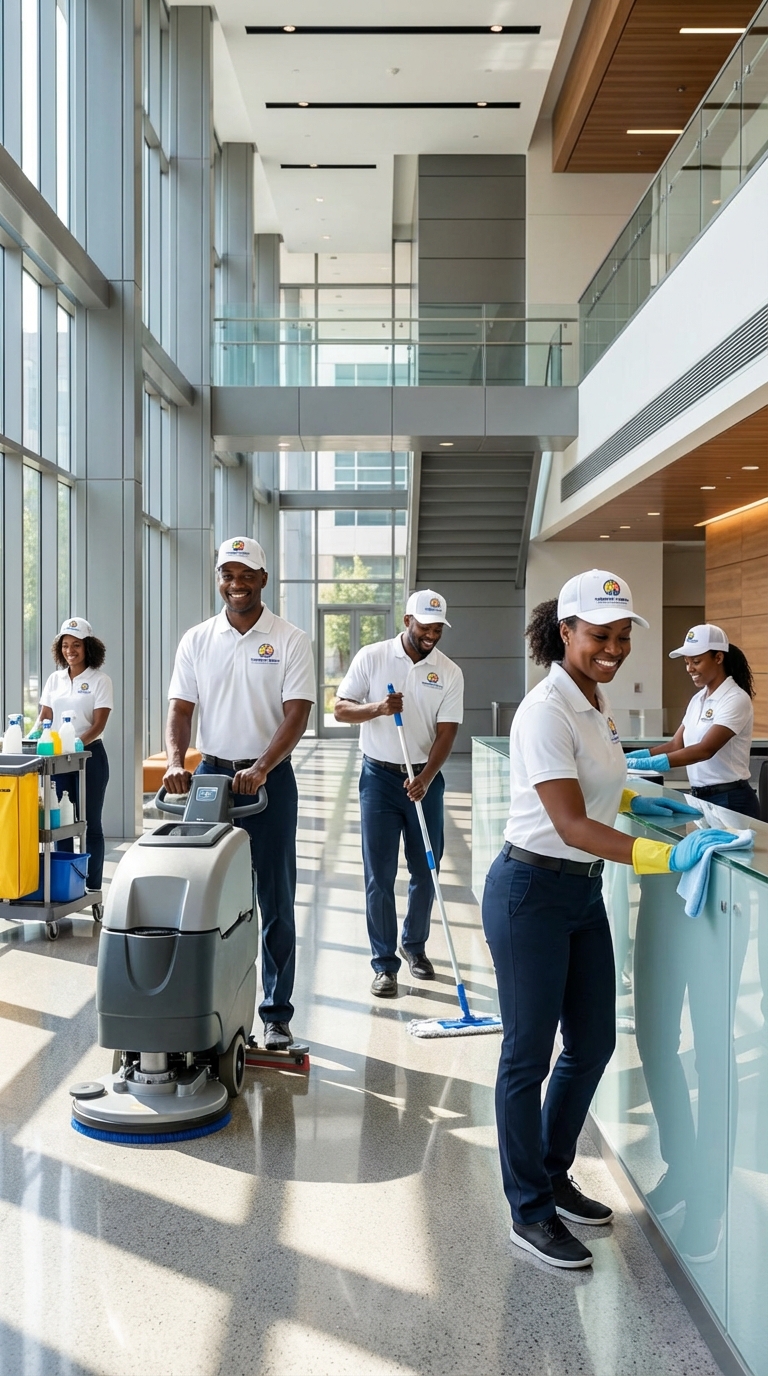 Monroeville office lobby cleaning